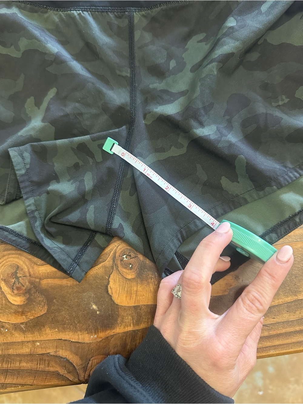 lululemon athletica Green Camo 4 inch Athletic Shorts - Picture 5 of 5